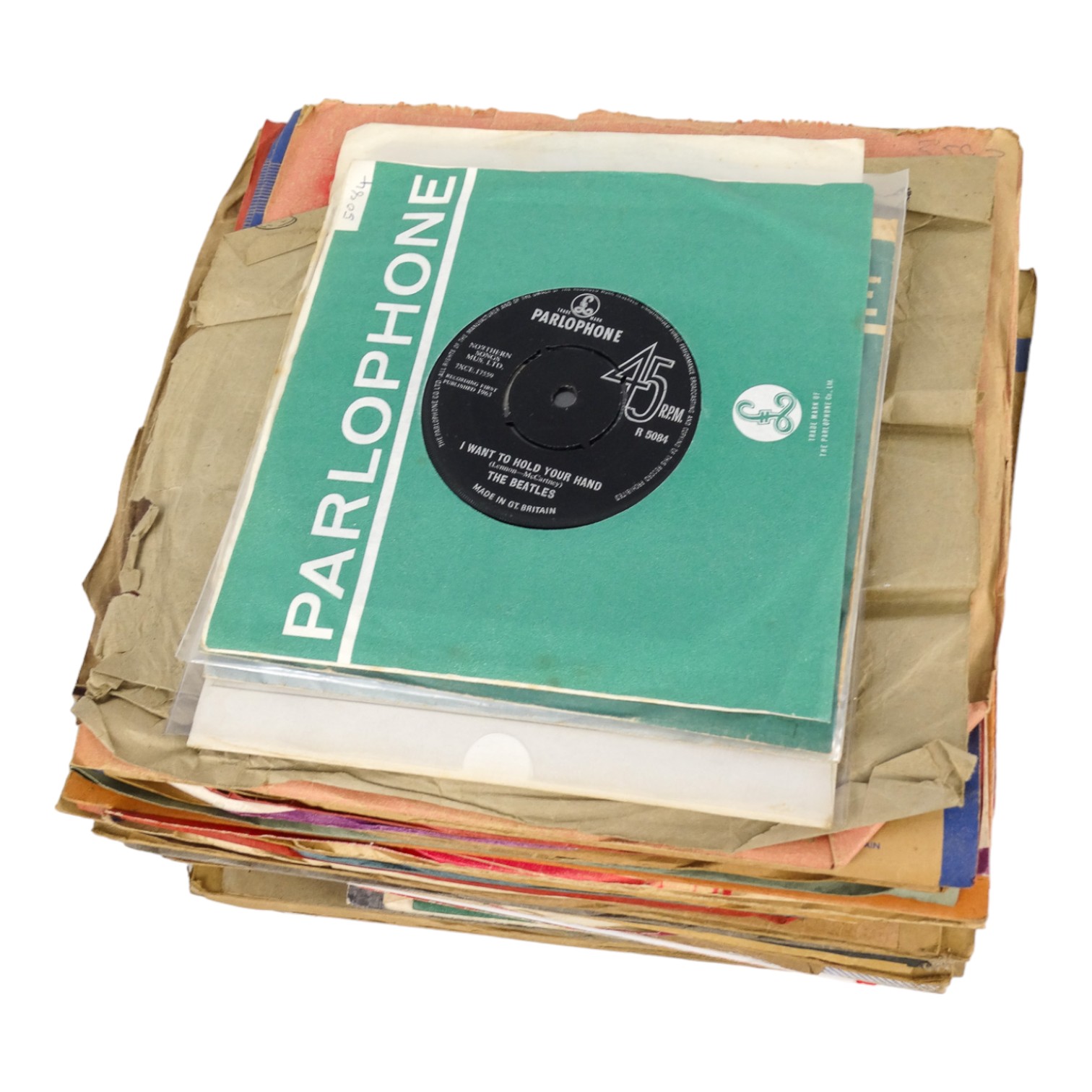 A quantity of 75 rpm records together with a small quantity of Beatles 45 - some extended play, - Image 2 of 6