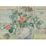 # Mary McCrossan (1865-1934) A View From The Studio Watercolour Signed and dated 1930 Framed and