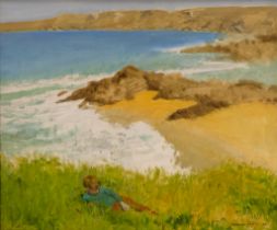 # Norman R. HEPPLE (1908-1994) Summer Daydreams Oil on board Signed lower right Framed Picture