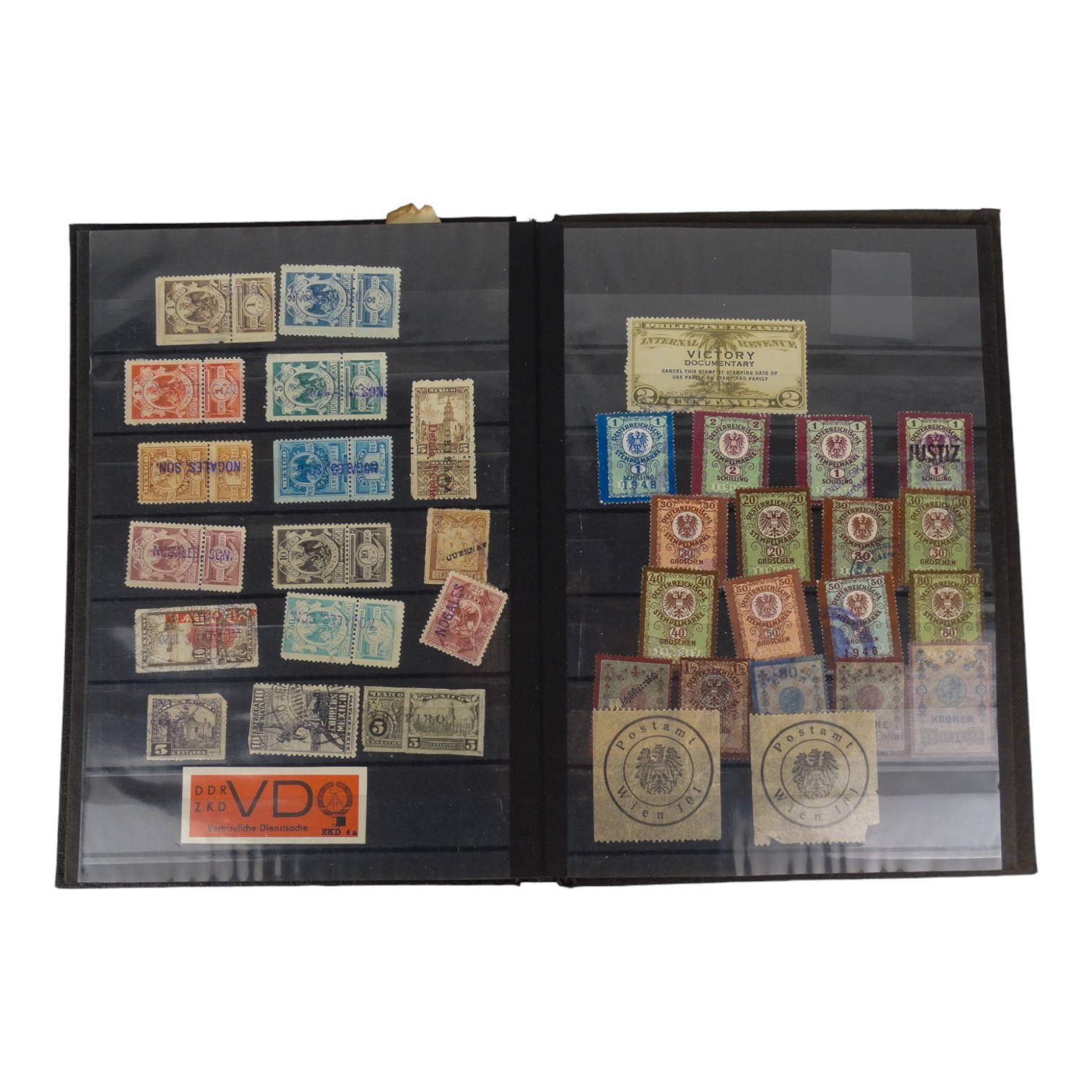 WORLD CINDERELLA STAMPS INCLUDING REVENUES - An interesting Lot contained in a stock book, stock - Image 6 of 6