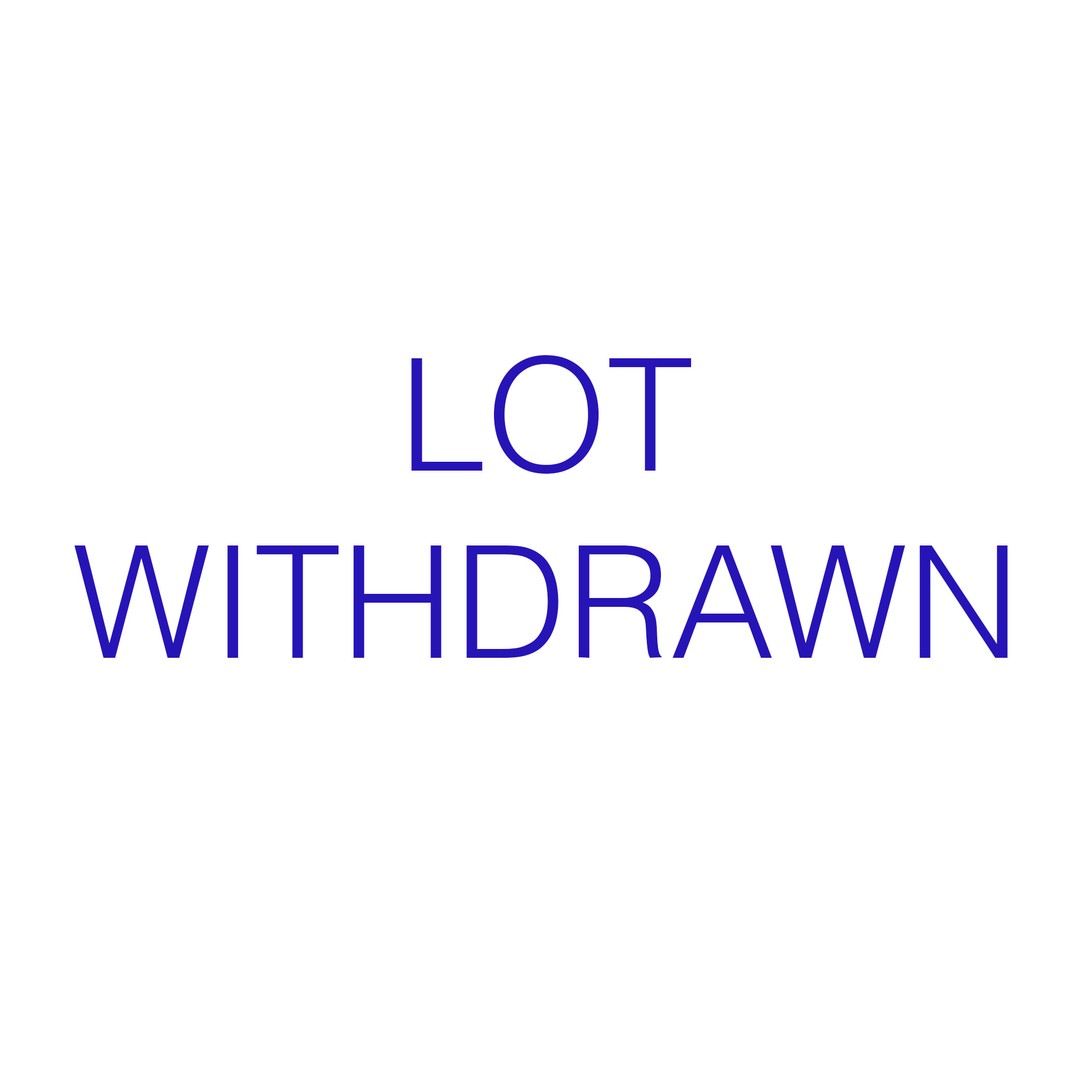 LOT WITHDRAWN