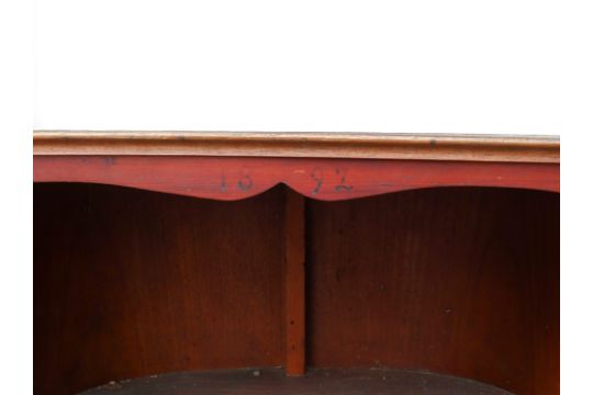 A 19th century boat hull converted into a bookcase - the racing shell centre section with three - Image 2 of 5