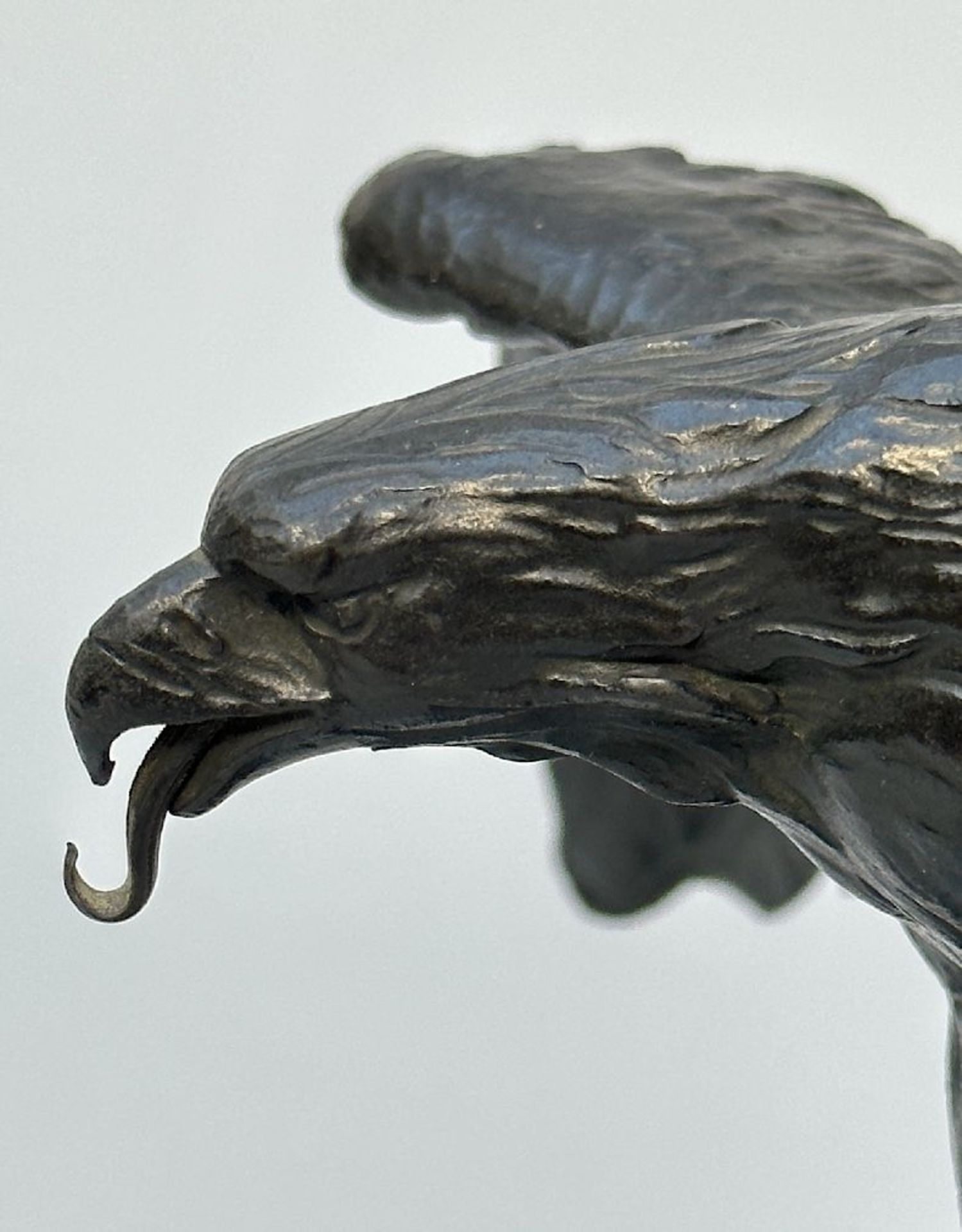 Edouard Delabrière: bronze statue 'tiger' and bronze statue 'eagle' - Bild 7 aus 7
