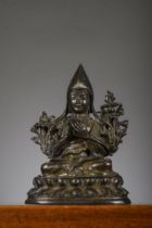 A Buddhist bronze 'Tsongkhapa', China 18th century