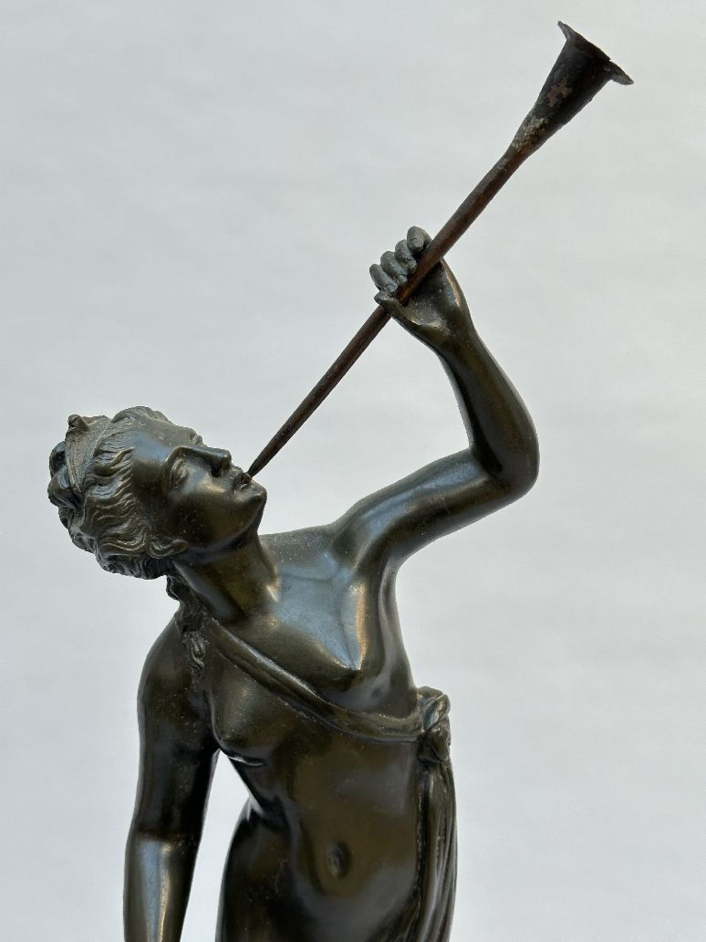 A bronze sculpture (after Giambologna) 'musician' - Image 4 of 9