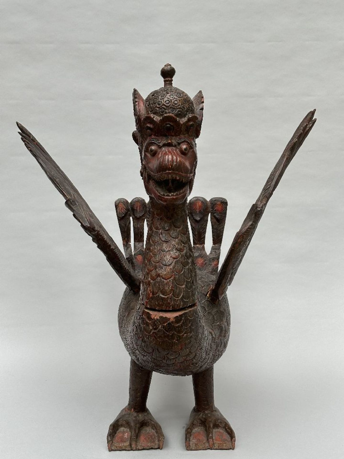 A large wooden sculpture 'Garuda', Indonesia (*) - Image 2 of 8