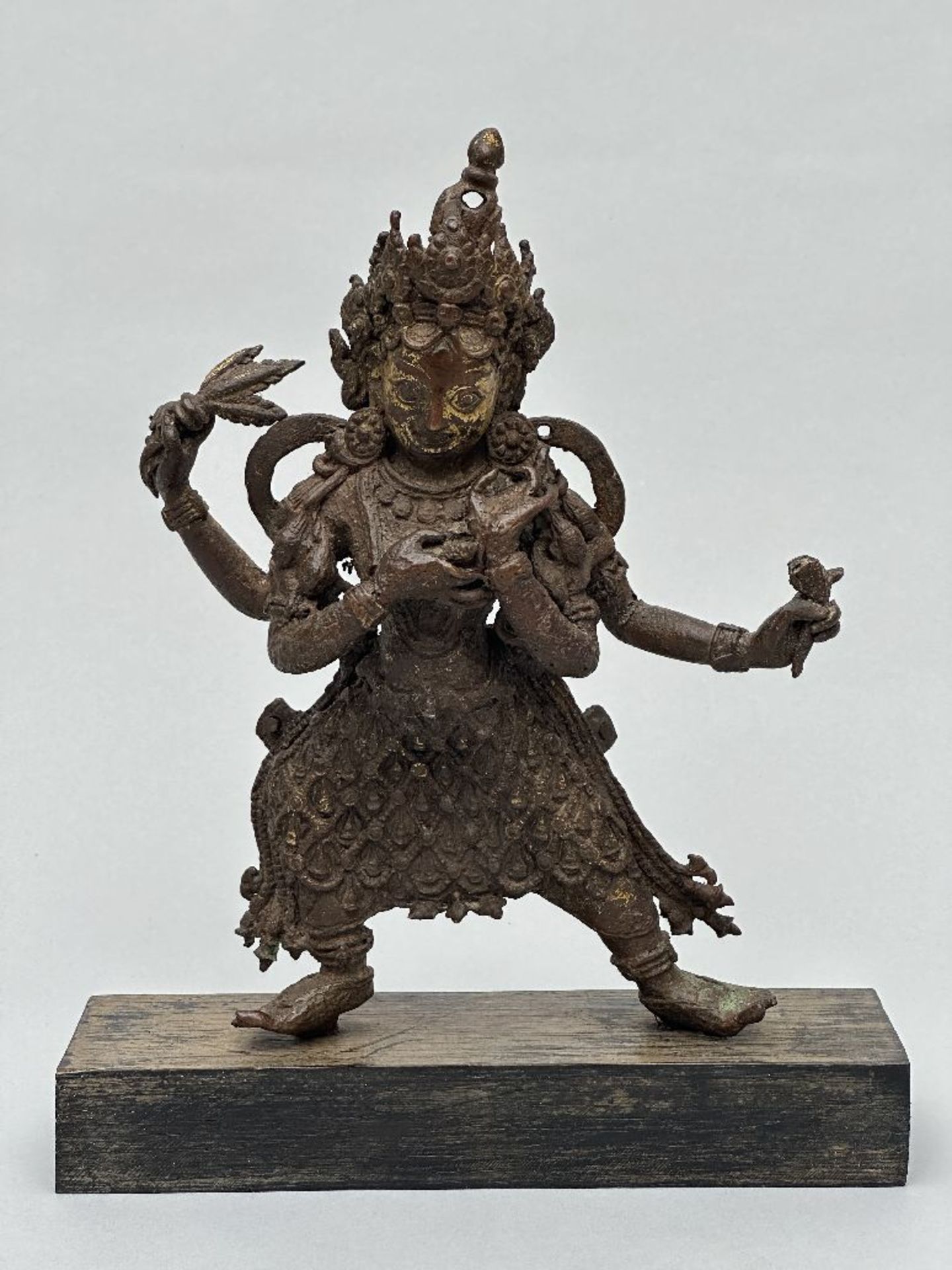 Nepalese statue in bronze 'Kumari', 17th - 18th century - Image 8 of 9