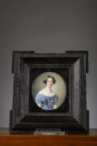 Ernest Girard: miniature 'elegant lady'