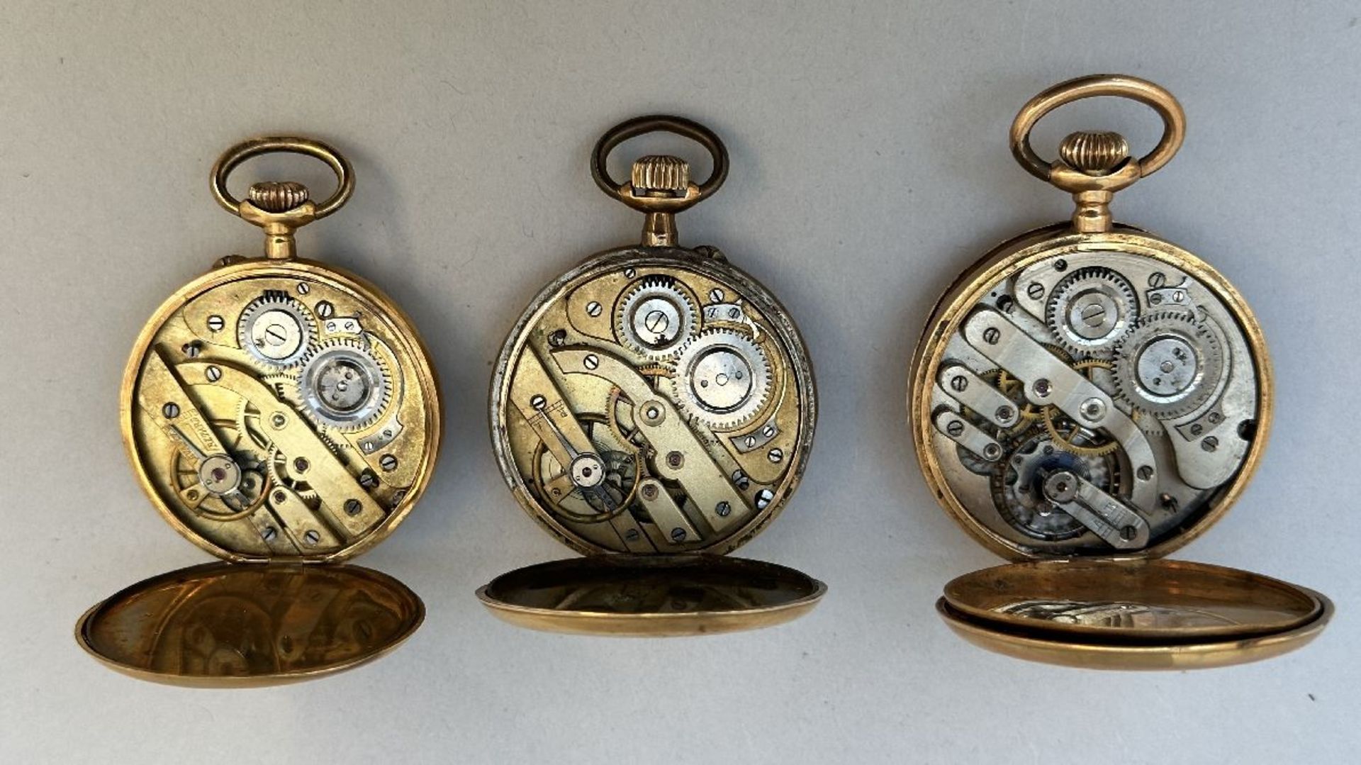 Three gold pocket watches (*) - Bild 2 aus 5