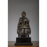 Chinese bronze statue 'Buddha', Tang dynasty