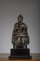 Chinese bronze statue 'Buddha', Tang dynasty