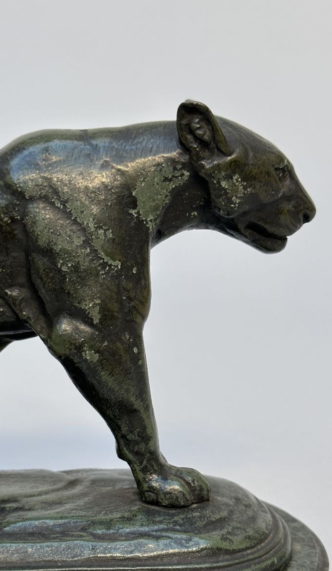Edouard Delabrière: bronze statue 'tiger' and bronze statue 'eagle' - Bild 3 aus 7