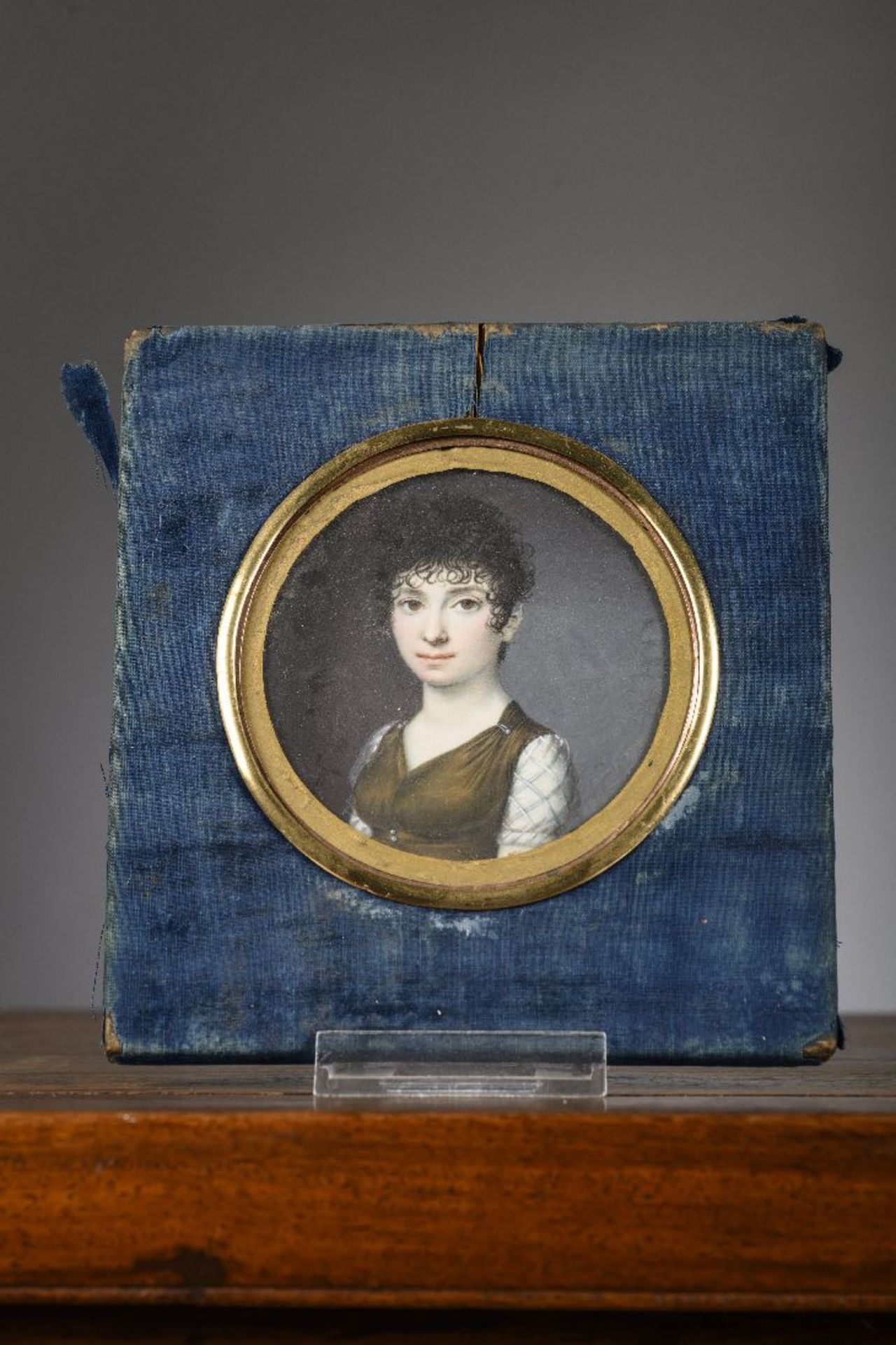 Miniature: portrait of probably 'Portrait of the baroness de Biquilley, named Caroline de Seroux' (*