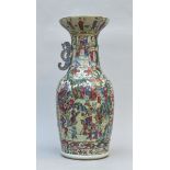 A large vase in Canton porcelain 'court scenes', China 19th century (*)