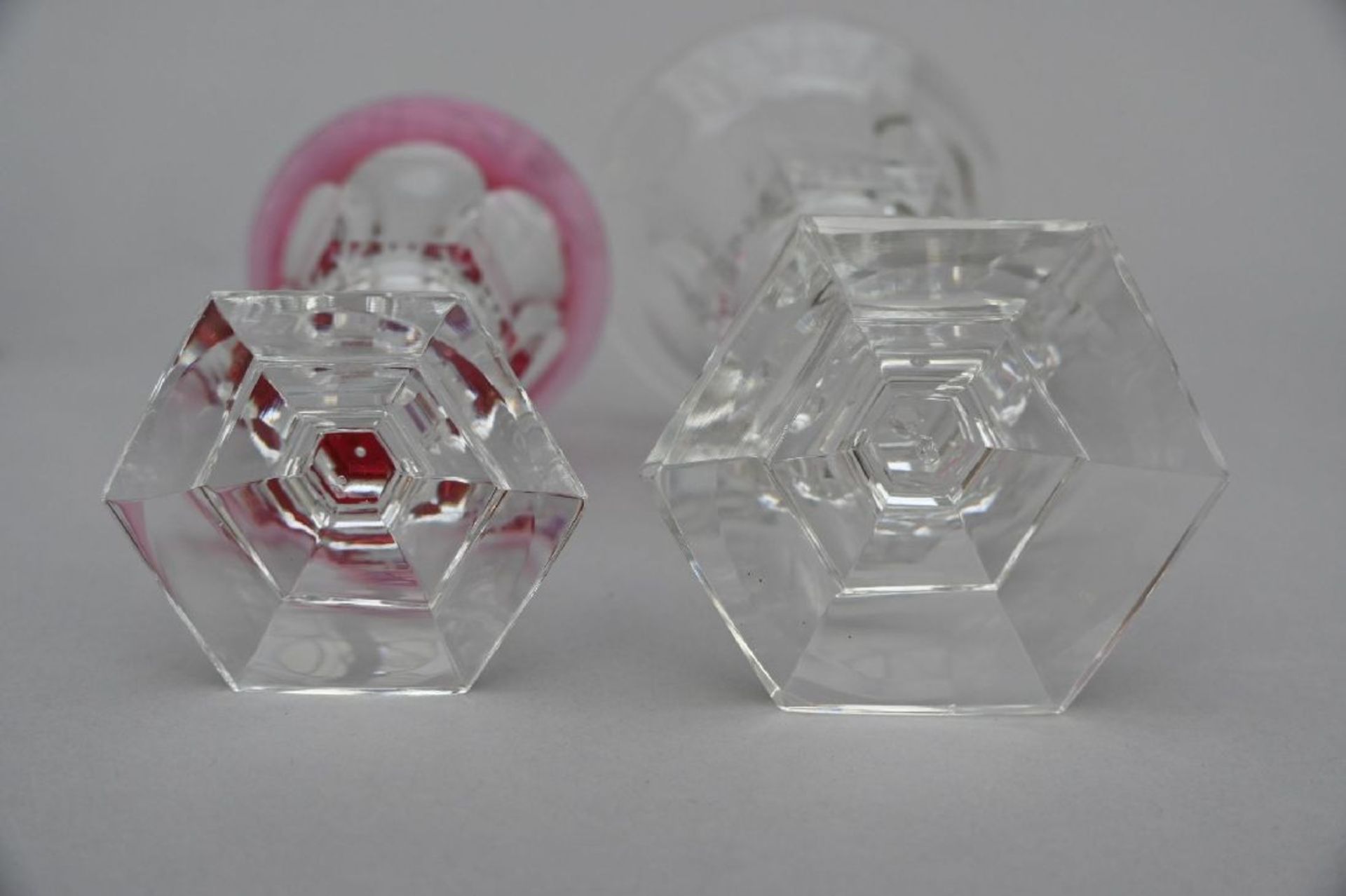 Val Saint Lambert glass set in crystal (*) - Image 2 of 3