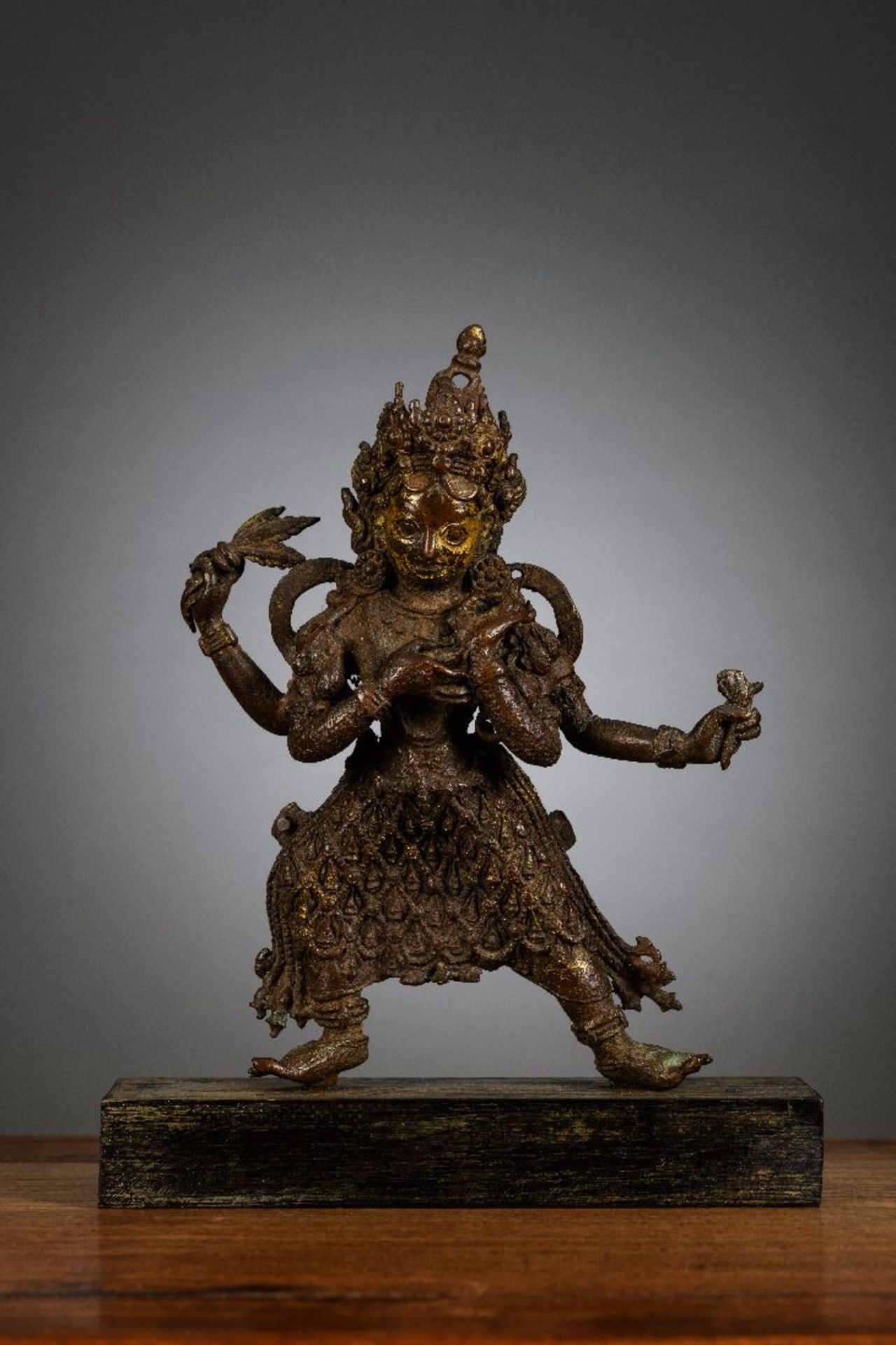 Nepalese statue in bronze 'Kumari', 17th - 18th century