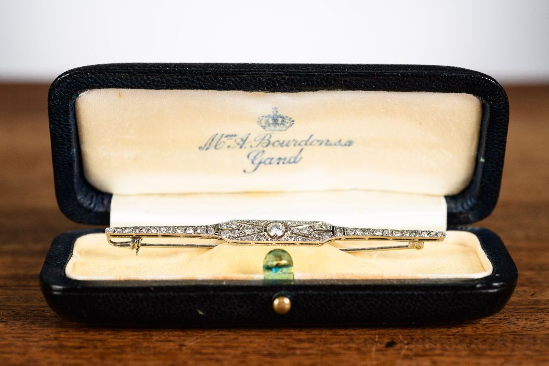 Art Deco brooch with diamonds - Bild 2 aus 6