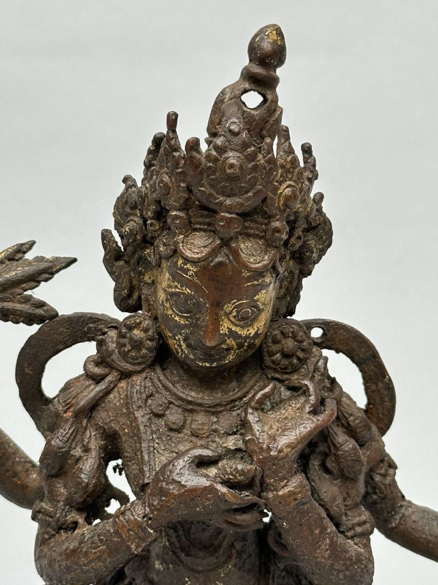 Nepalese statue in bronze 'Kumari', 17th - 18th century - Image 6 of 9