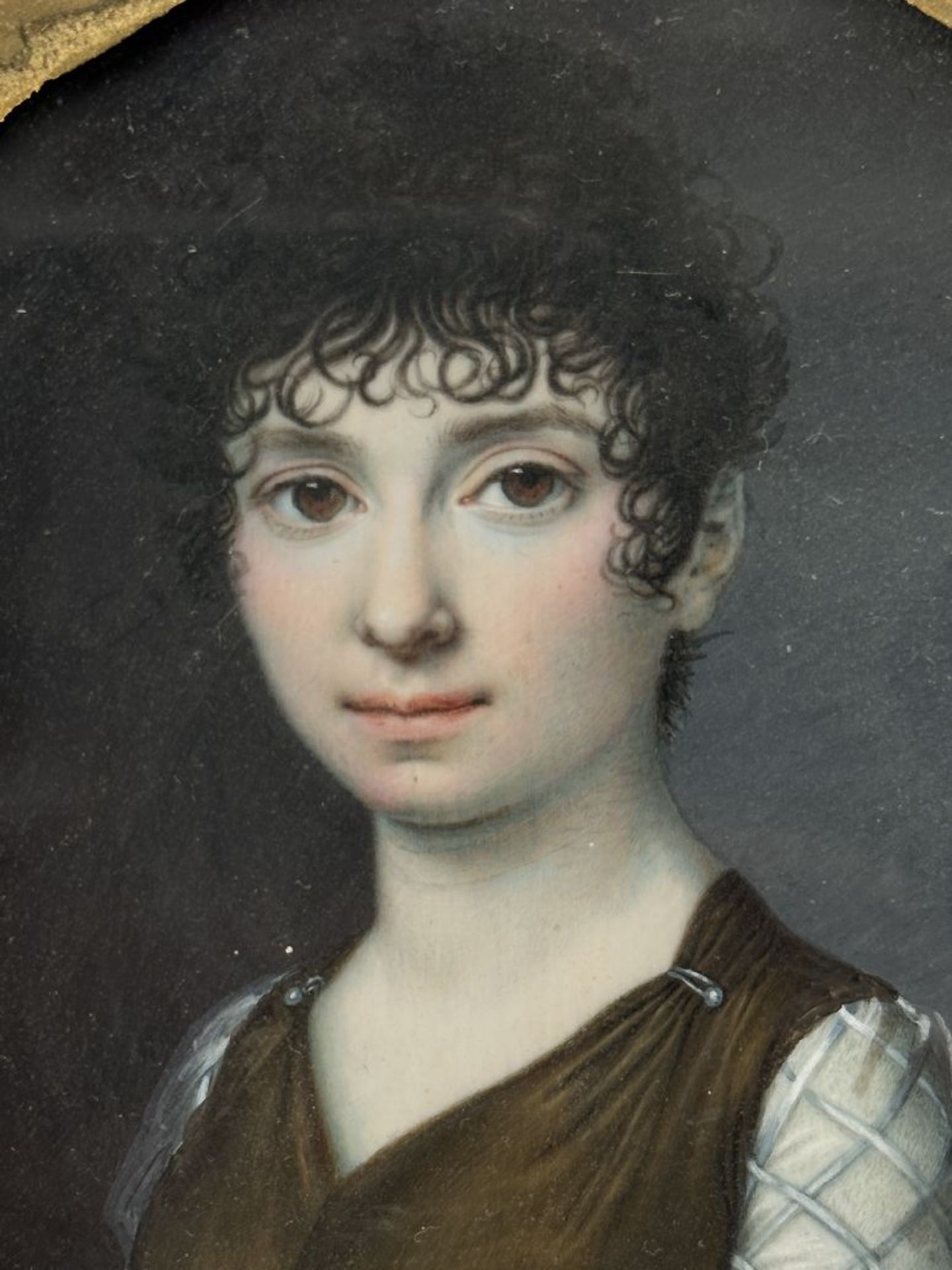 Miniature: portrait of probably 'Portrait of the baroness de Biquilley, named Caroline de Seroux' (* - Image 2 of 5