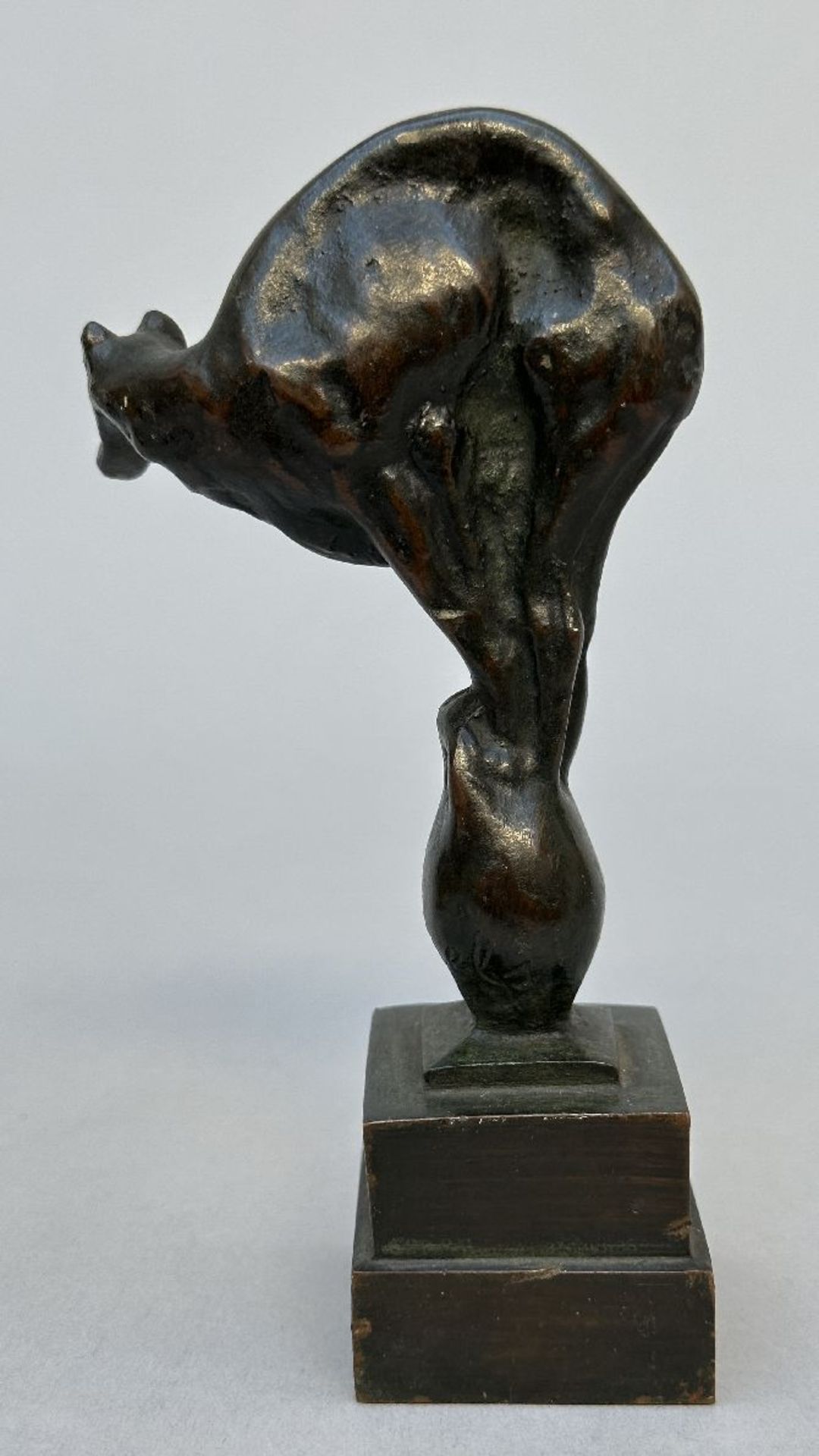Domien Ingels: greyhound in bronze and fox in ceramic - Image 8 of 10