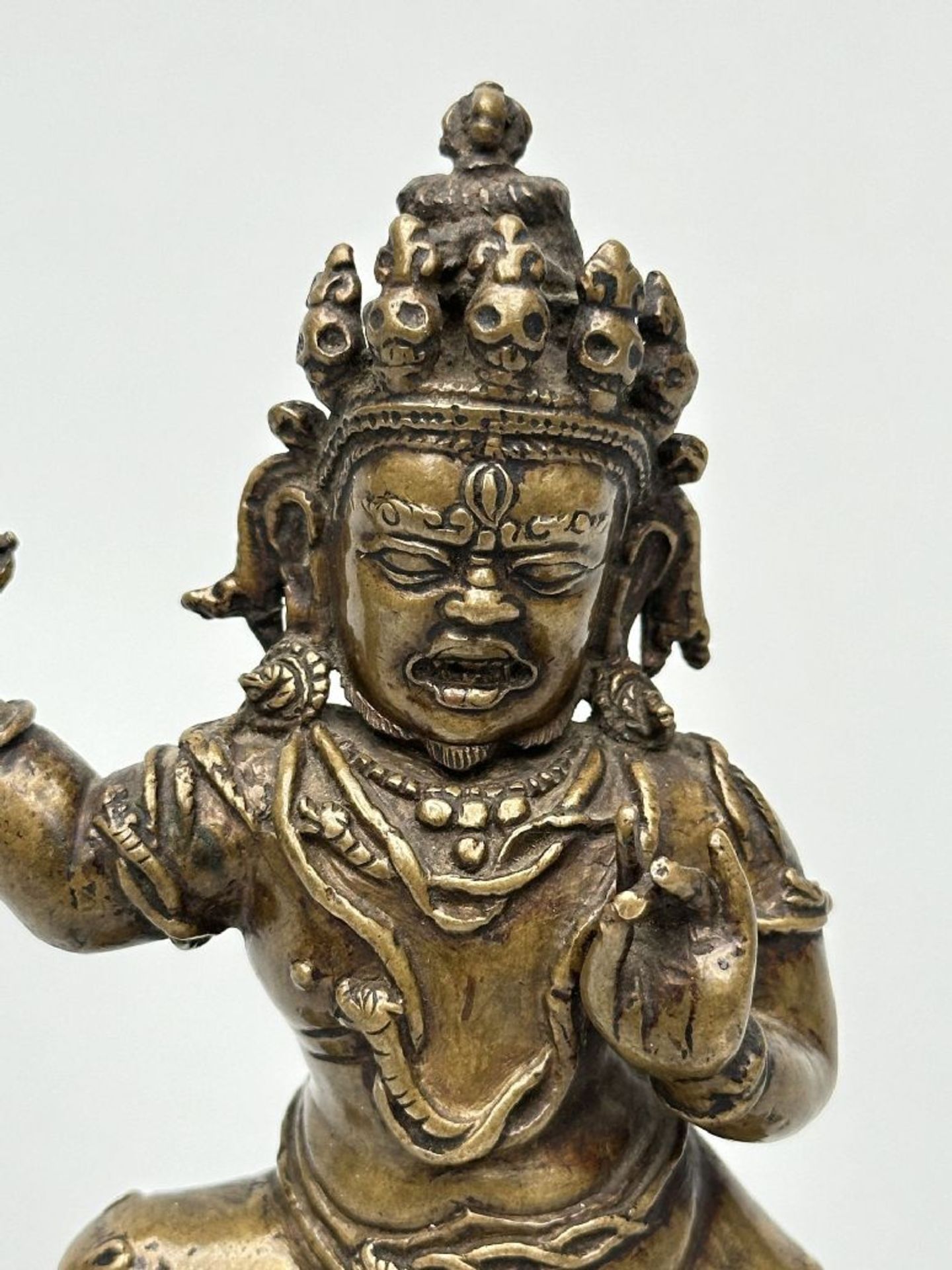 A fine Tibetan statue 'Vajrapani', 14th - 15th century - Image 9 of 9