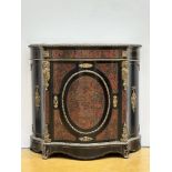 Napoleon III one-door cabinet with Boulle inlaywork