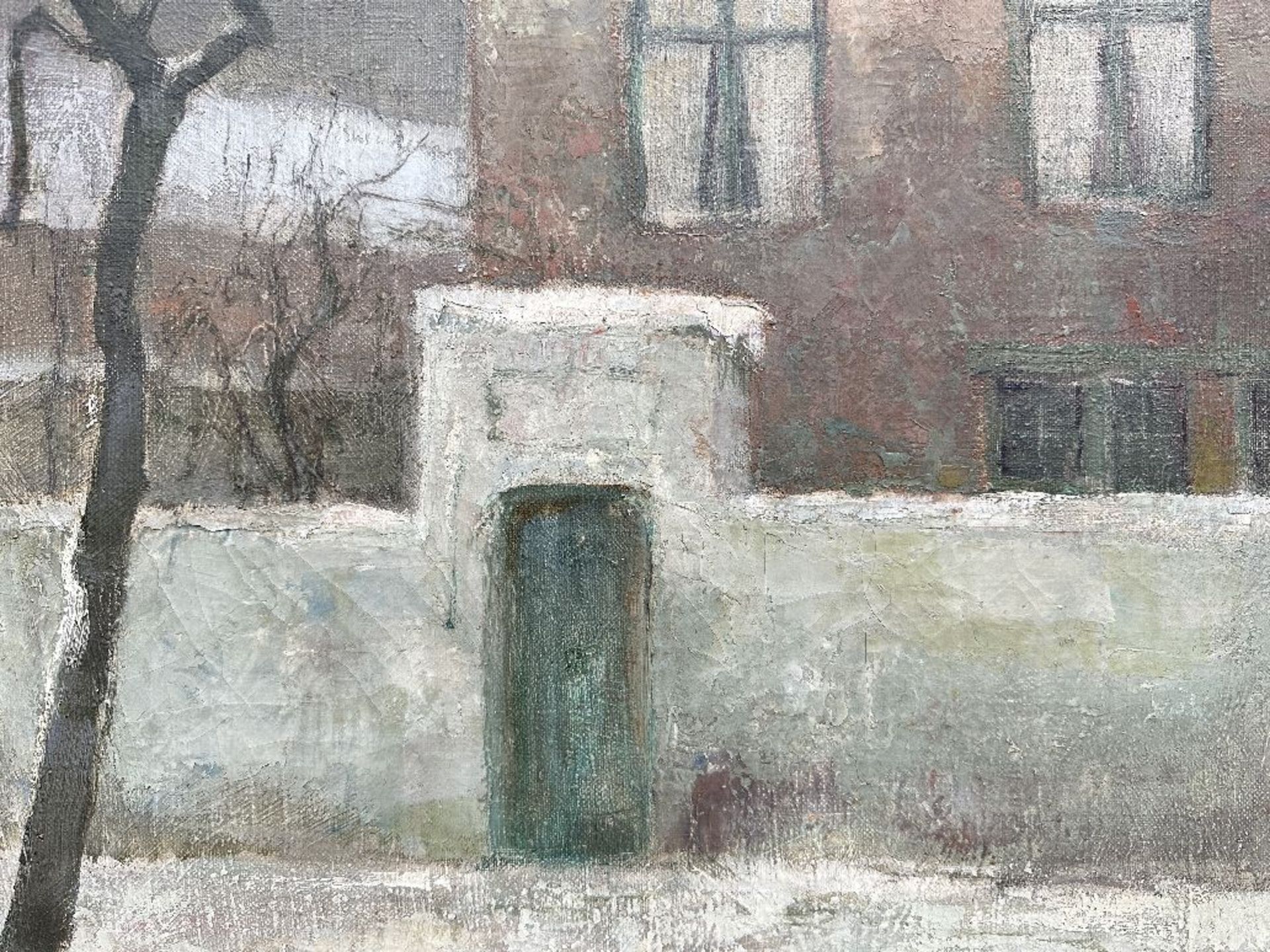 Carolus Tremerie: painting (o/c) 'snow landscape' - Image 5 of 7
