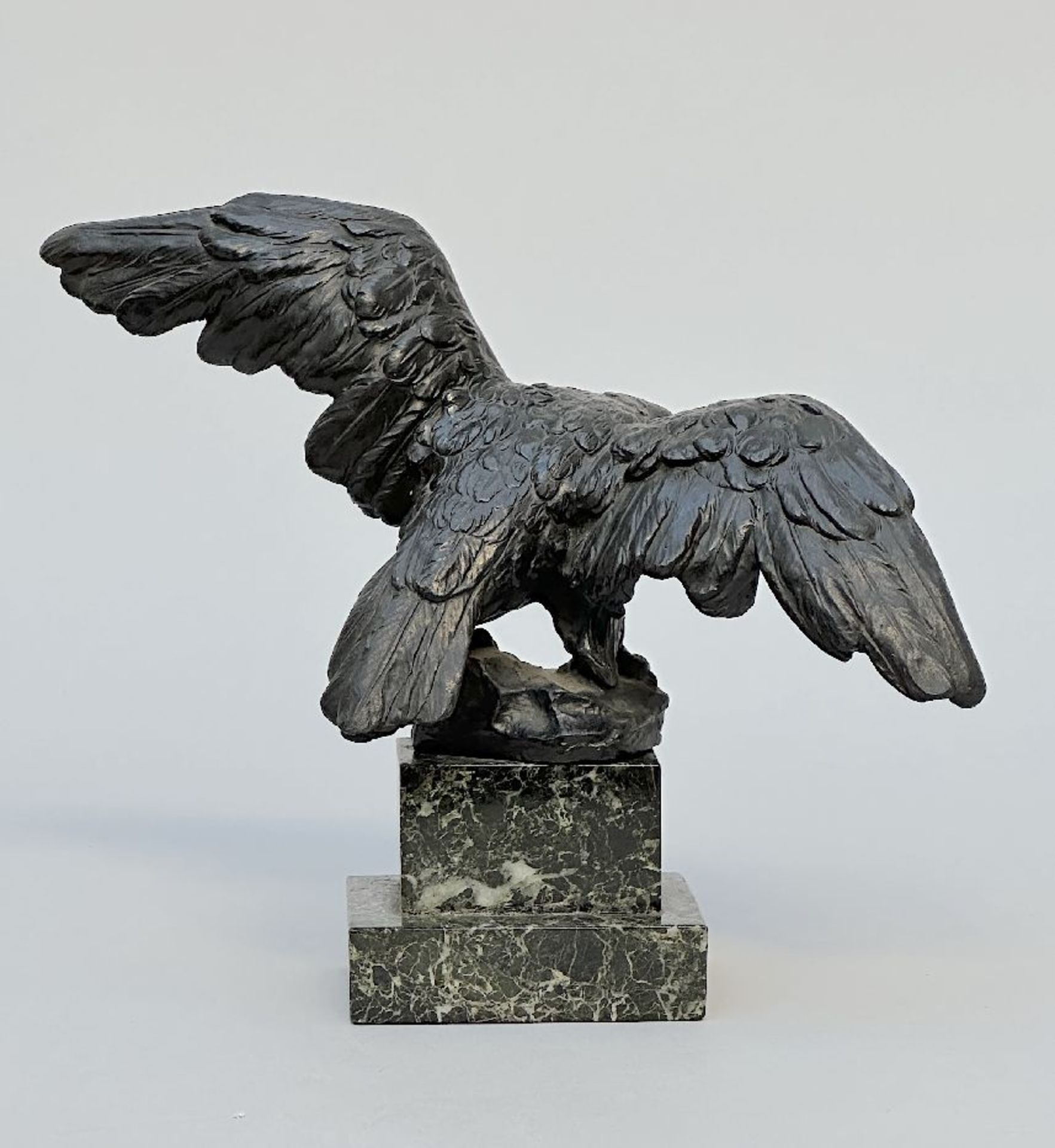 Edouard Delabrière: bronze statue 'tiger' and bronze statue 'eagle' - Bild 6 aus 7
