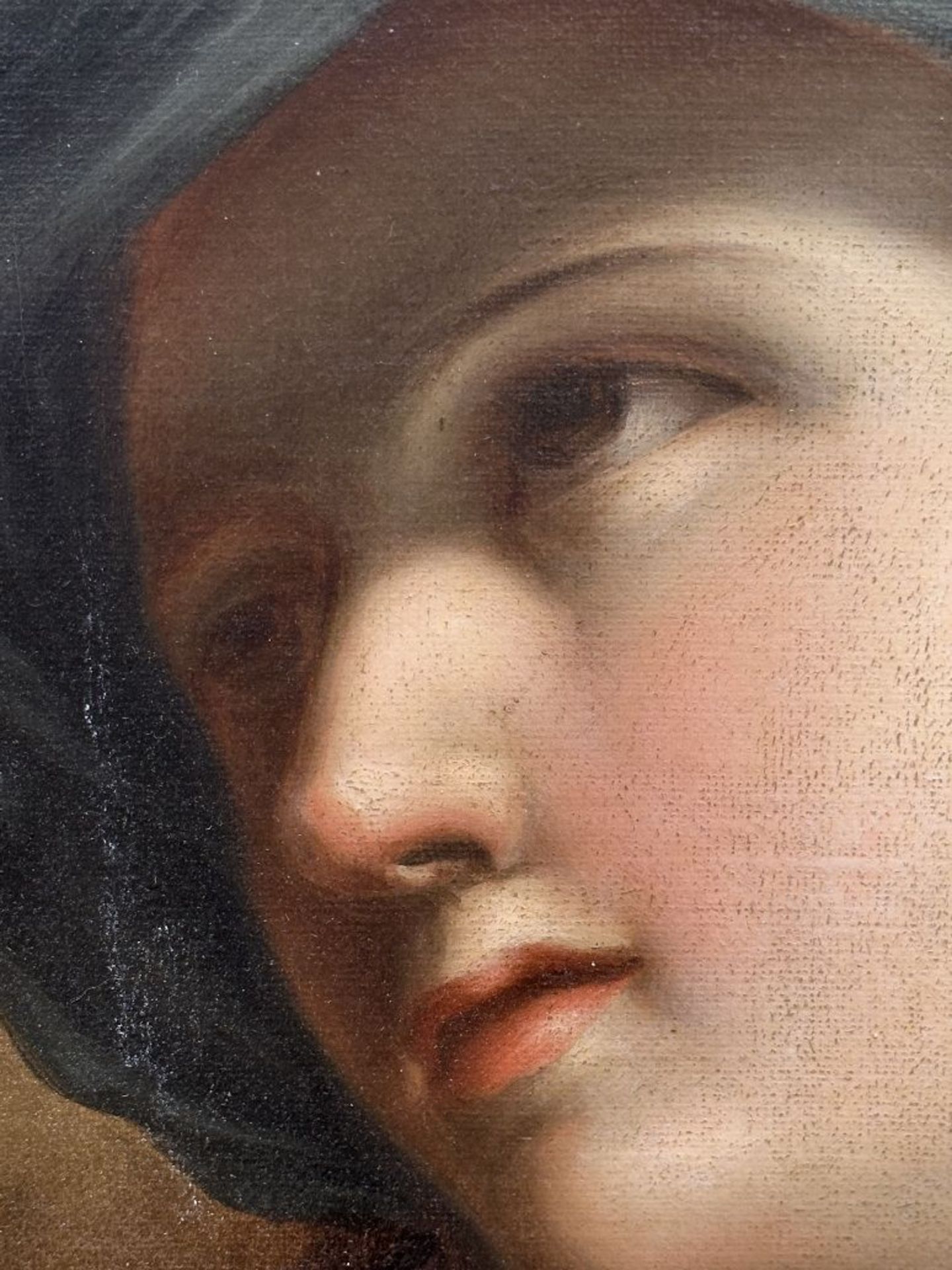 Giovanni Francesco Romanelli (after): painting (o/c) 'Sibyl' (*) - Image 3 of 8