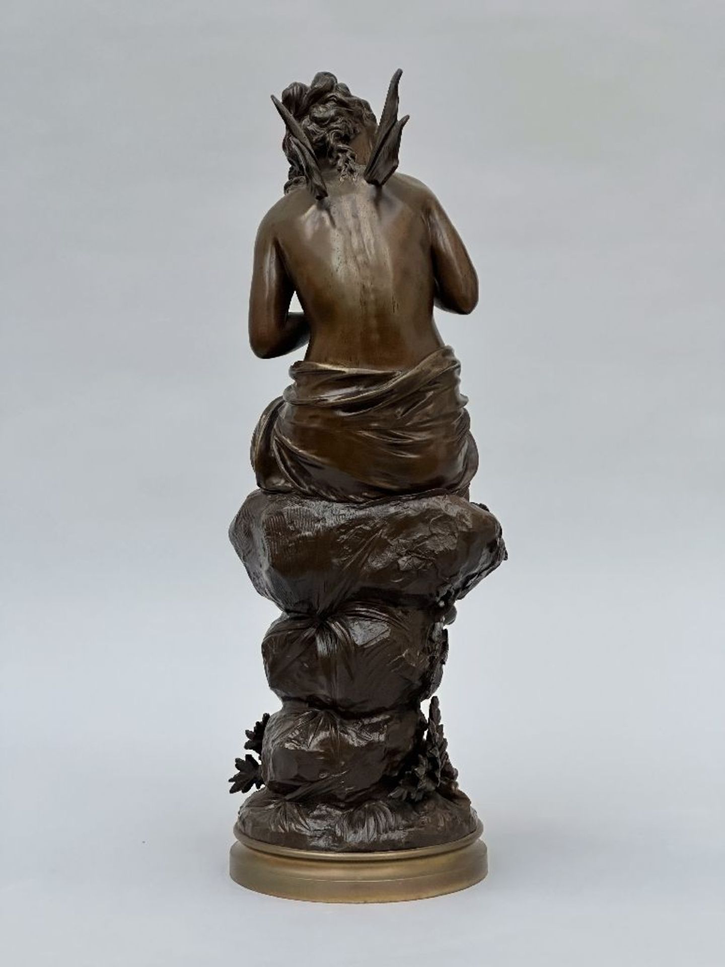Eutrope Bouret: bronze statue 'nymph' - Bild 4 aus 5