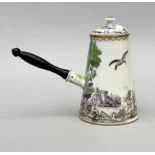 A porcelain ewer 'harbor view', 18th-19th century (*)