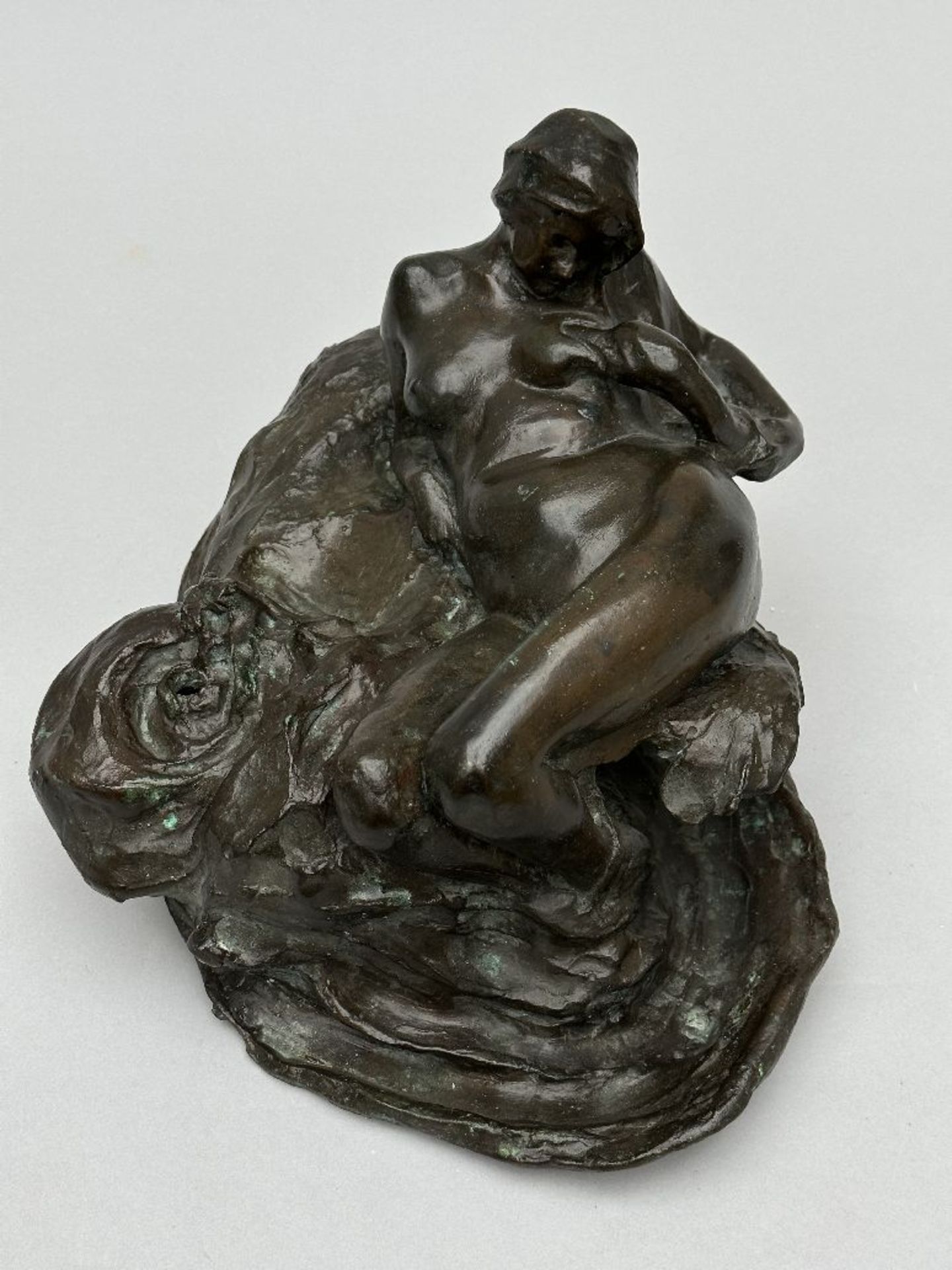 Felice Bialetti (1902): sculpture in bronze 'Leda' - Bild 6 aus 8