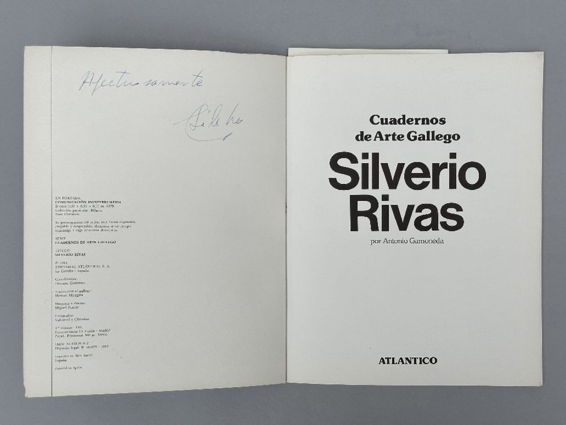 Silverio Rivas: statue in bronze 'head' (ed 88/90) - Bild 7 aus 7