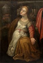 Anonymous (17th century): painting (o/c) 'fragment of a lamentation'