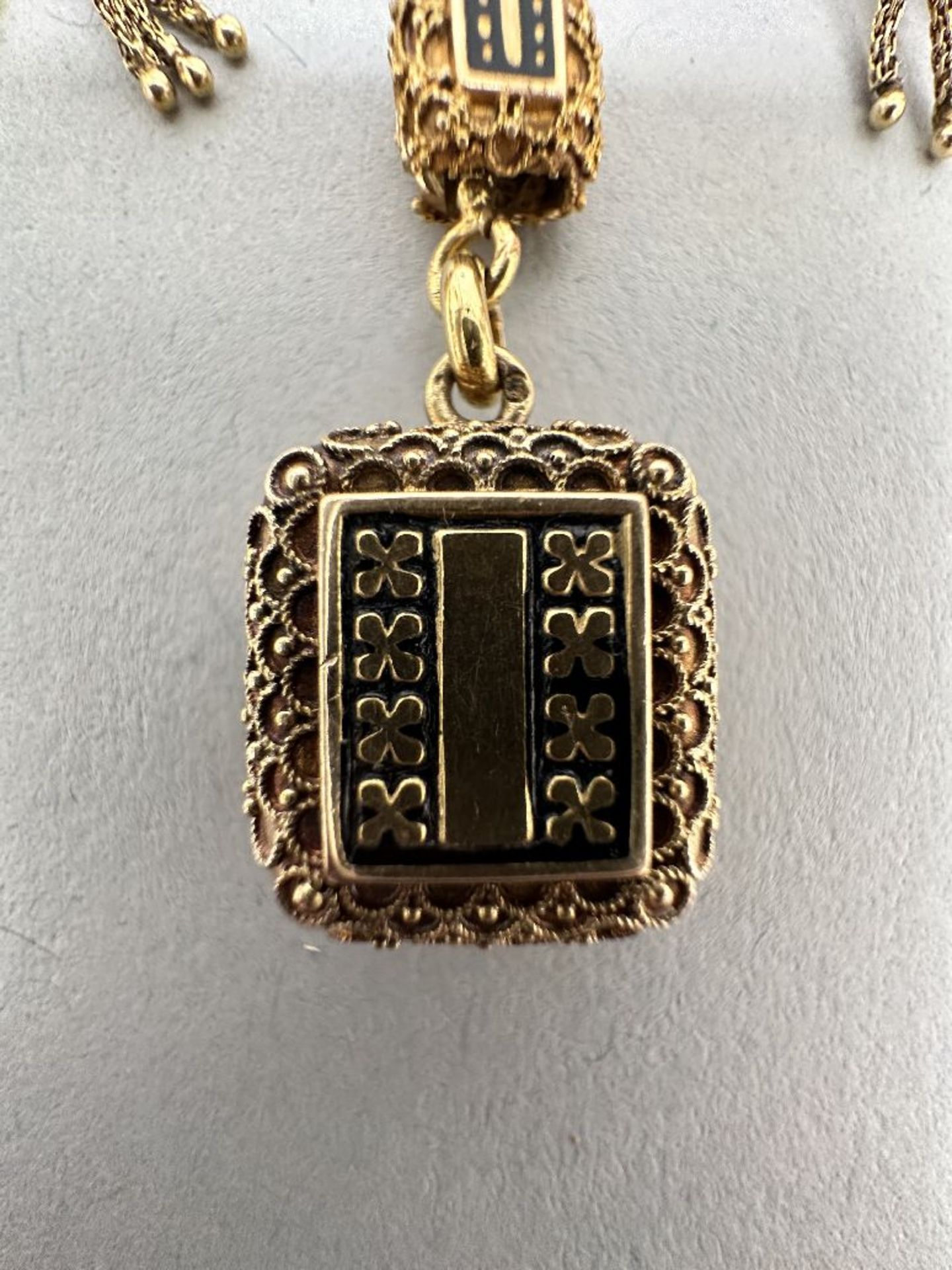 Napoleon III pendant in yellow gold (*) - Image 4 of 4