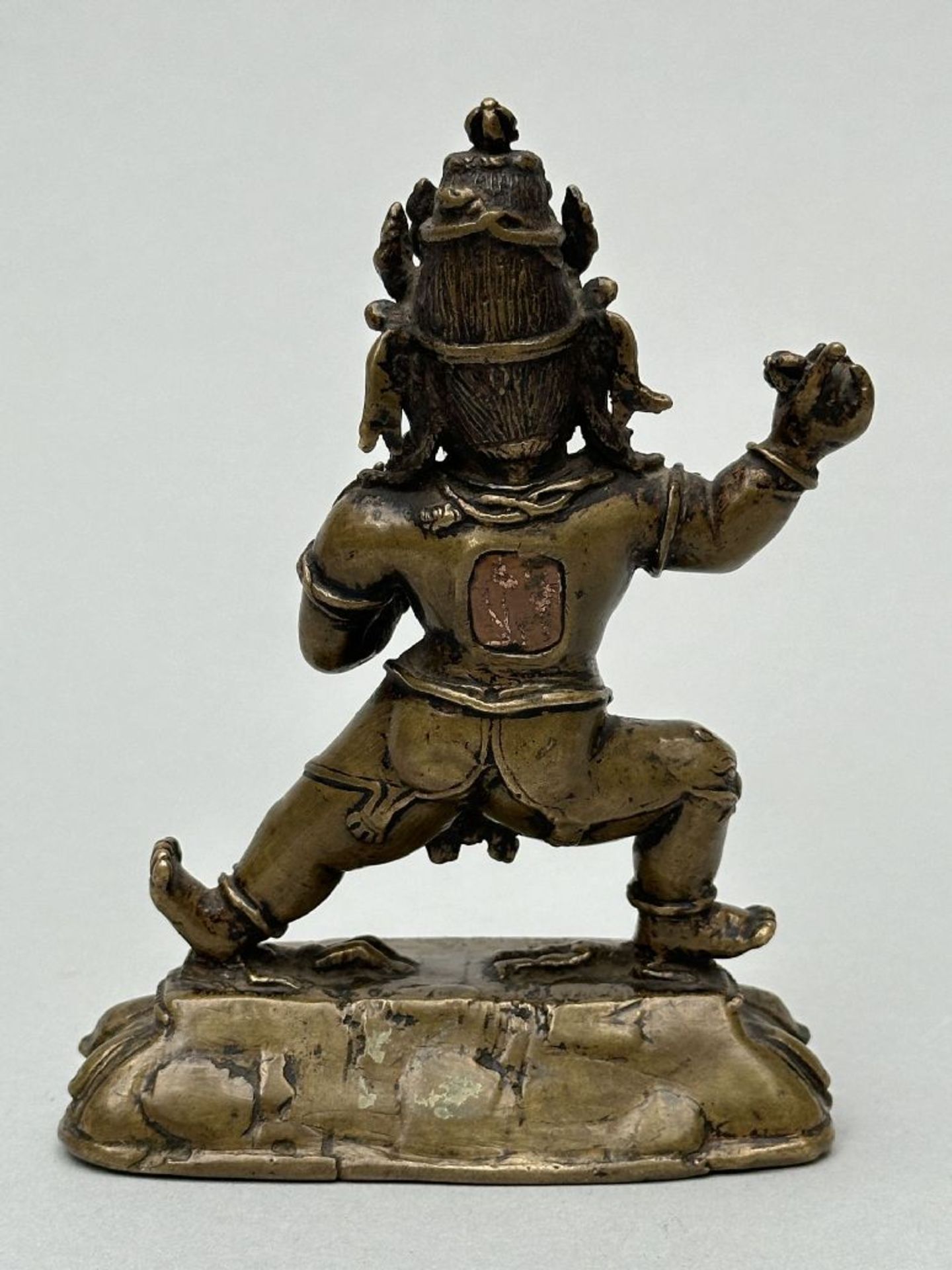 A fine Tibetan statue 'Vajrapani', 14th - 15th century - Image 8 of 9