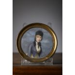 Edenberger: miniature 'portrait of Madame Mazette' (*)