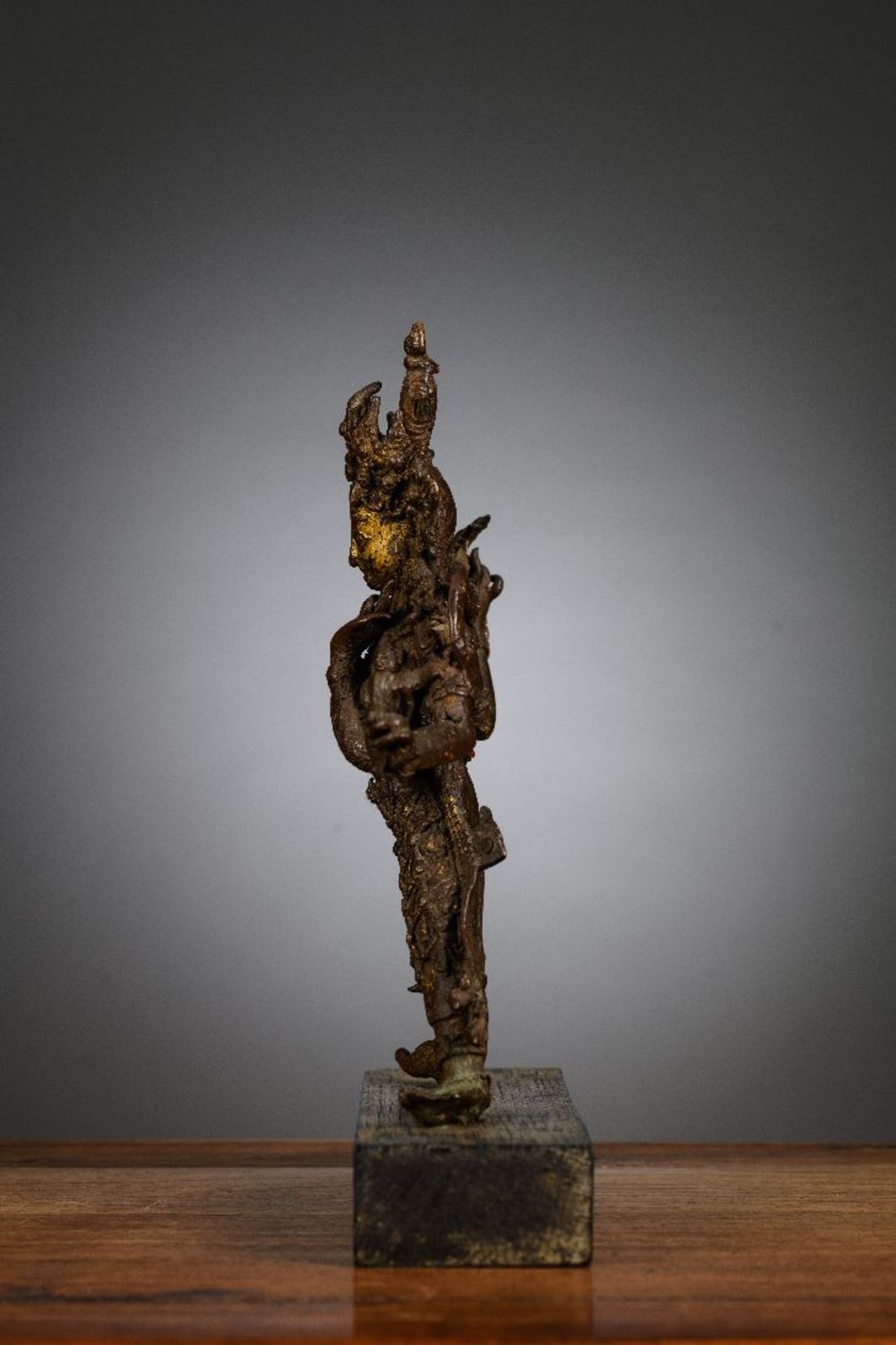 Nepalese statue in bronze 'Kumari', 17th - 18th century - Image 3 of 9