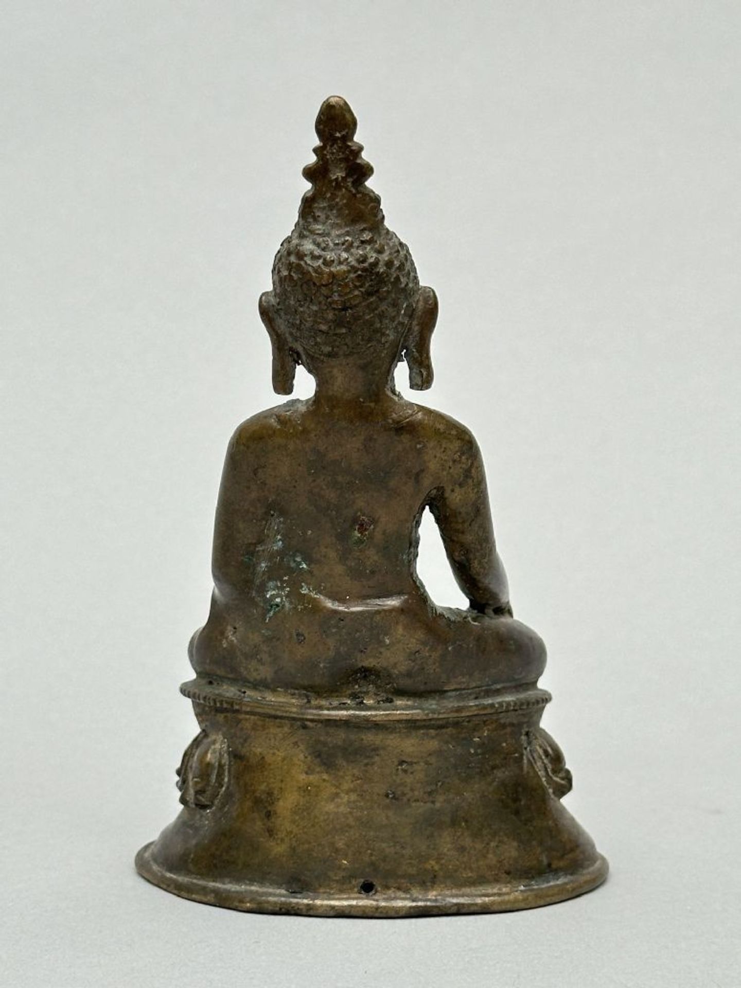 Tibetan statue in bronze 'Buddha', 13th - 14th century - Bild 8 aus 9
