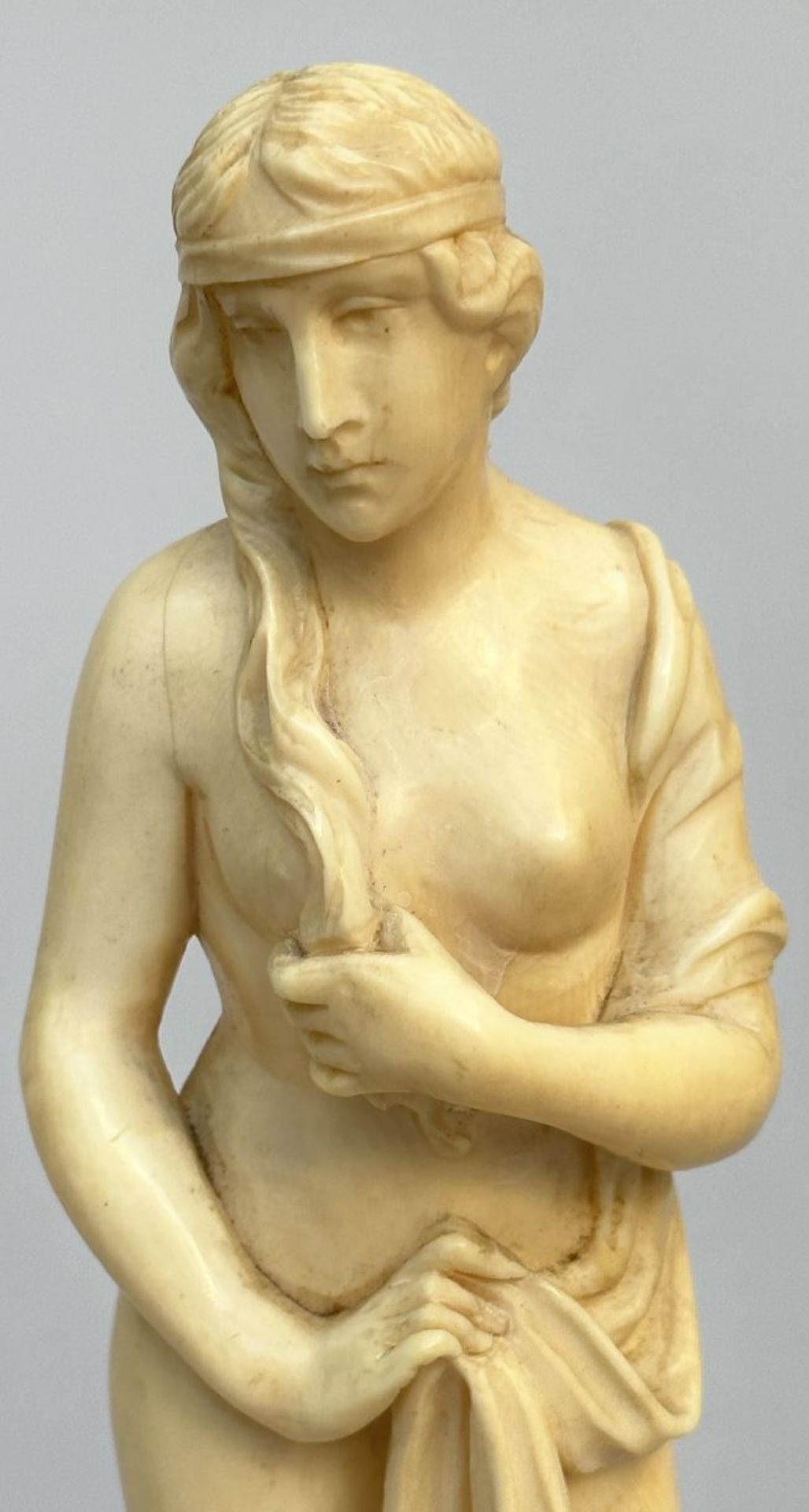 Ivory statue 'draped female nude', 19th century - Bild 4 aus 4