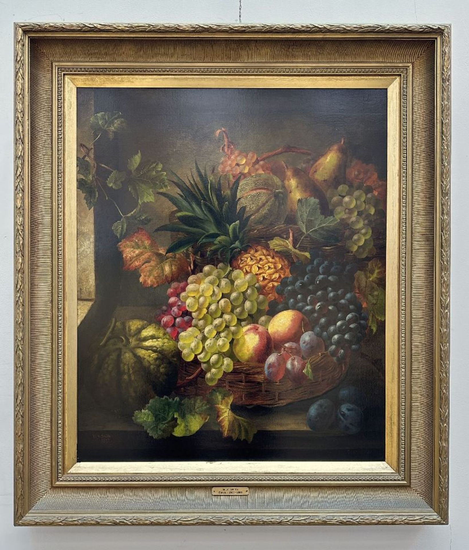 William Harding Smith (1892): painting (o/c) 'still life with fruit' - Image 2 of 5