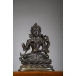 Bronze statue 'Bodhisattva', China or Mongolia 18th century (*)