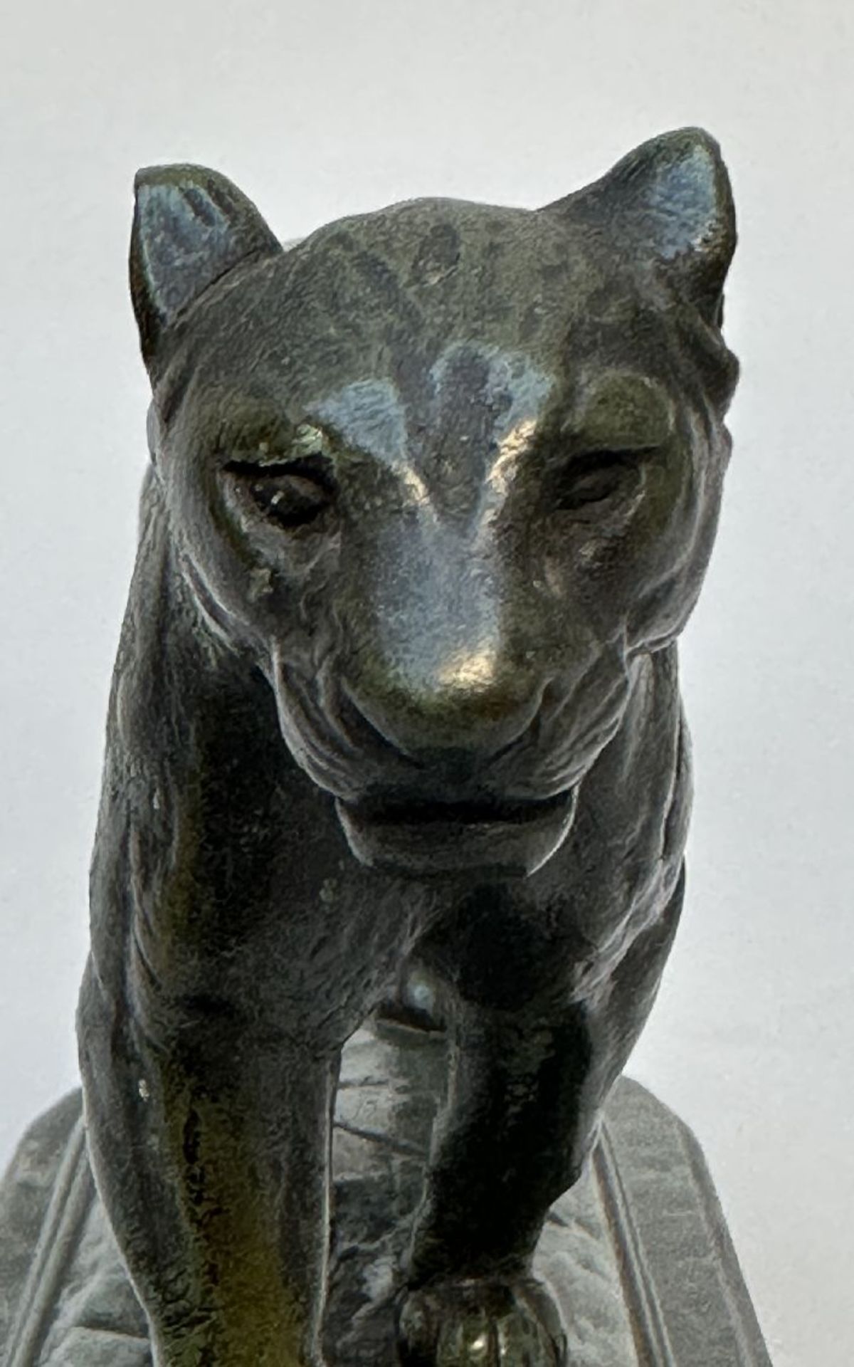 Edouard Delabrière: bronze statue 'tiger' and bronze statue 'eagle' - Bild 4 aus 7