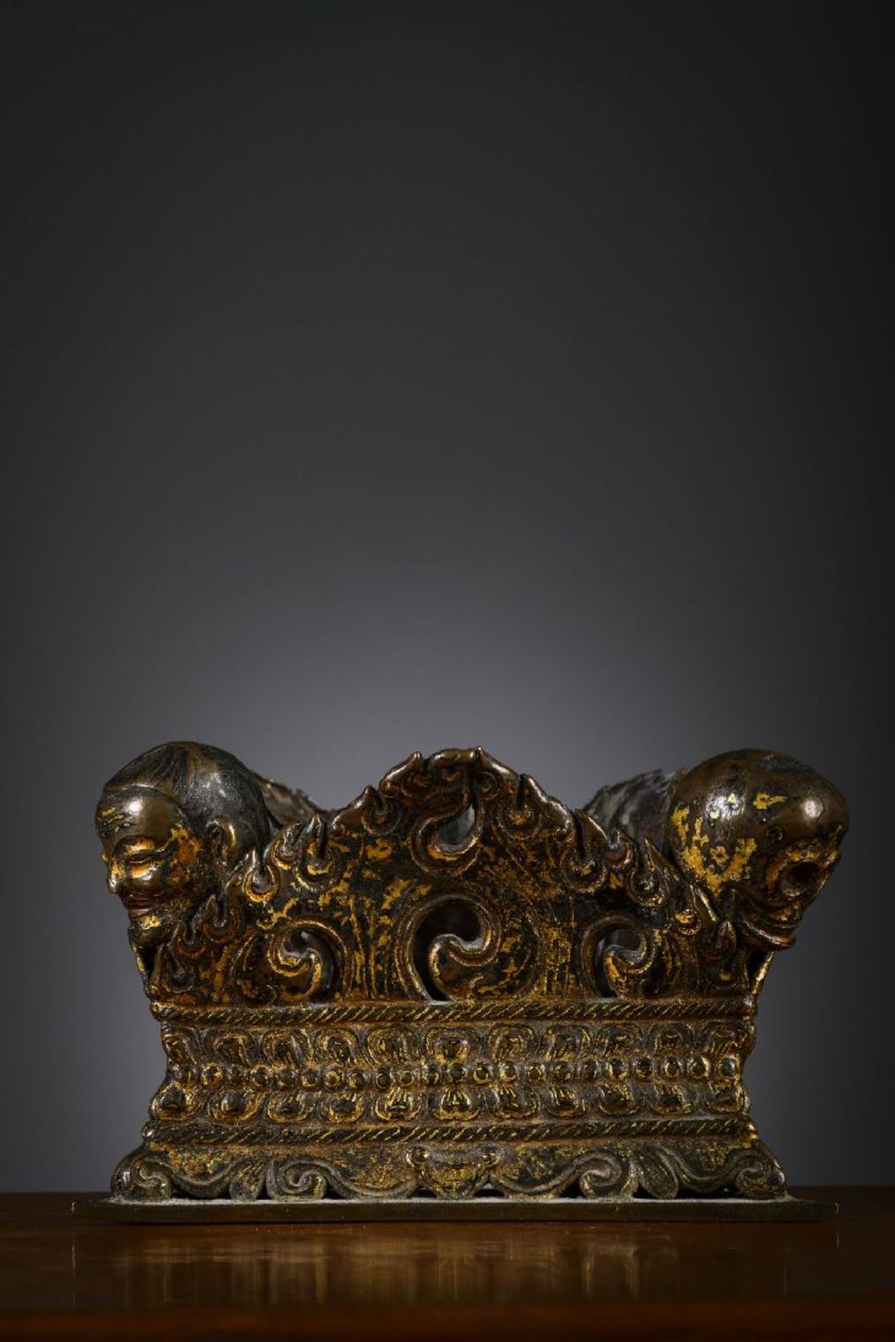 Kapala holder in lacquered metal, Tibet 18th century - Image 4 of 9