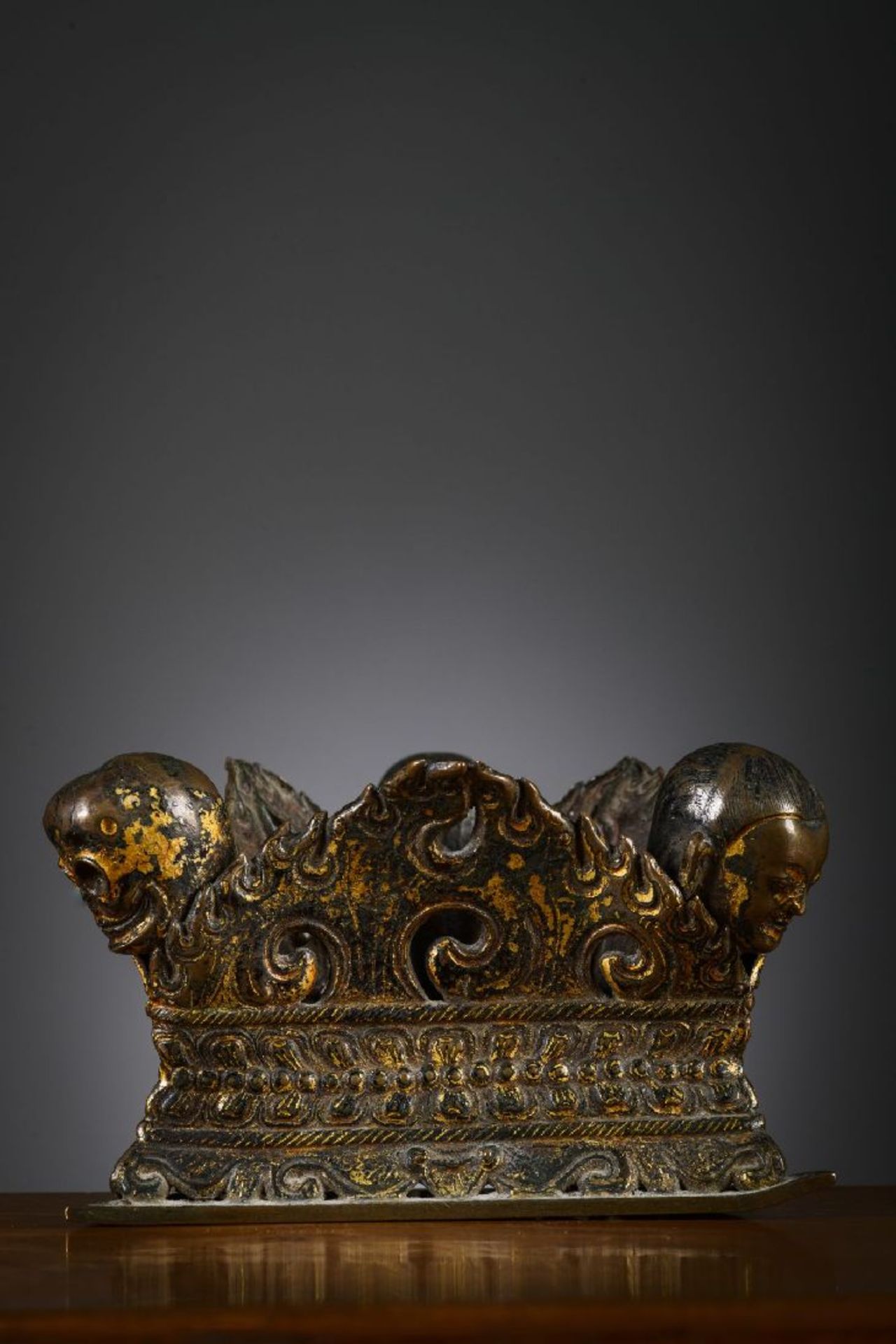 Kapala holder in lacquered metal, Tibet 18th century - Image 3 of 9