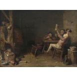 Anonymous (17th century): painting (o/p) 'tavern scene’