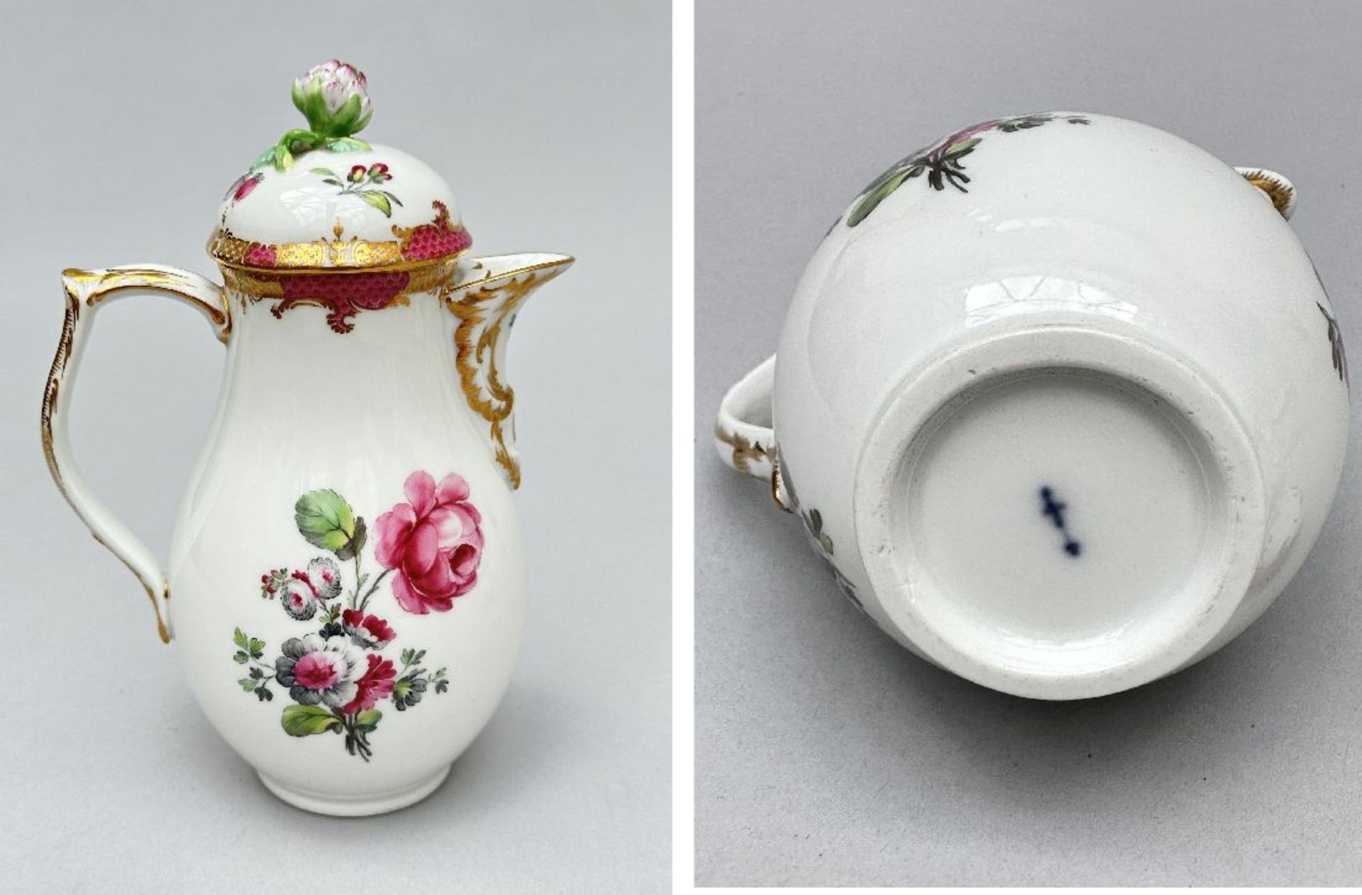 Case with a Meissen porcelain coffee set, 19th century (*) - Image 9 of 9
