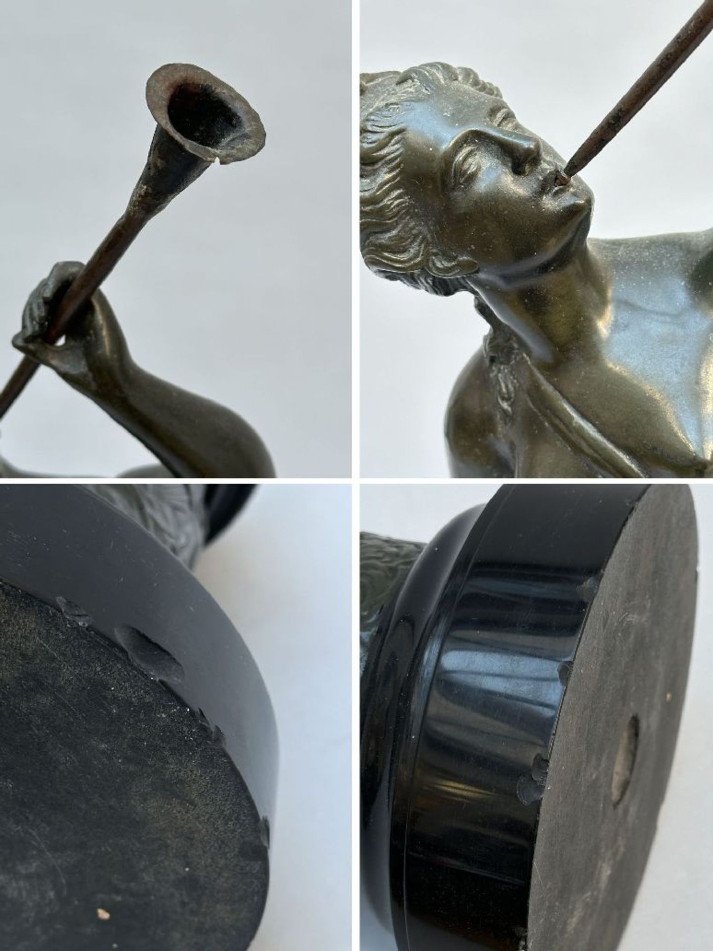 A bronze sculpture (after Giambologna) 'musician' - Image 9 of 9