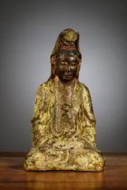 Chinese bronze statue 'Guanyin', Ming Dynasty