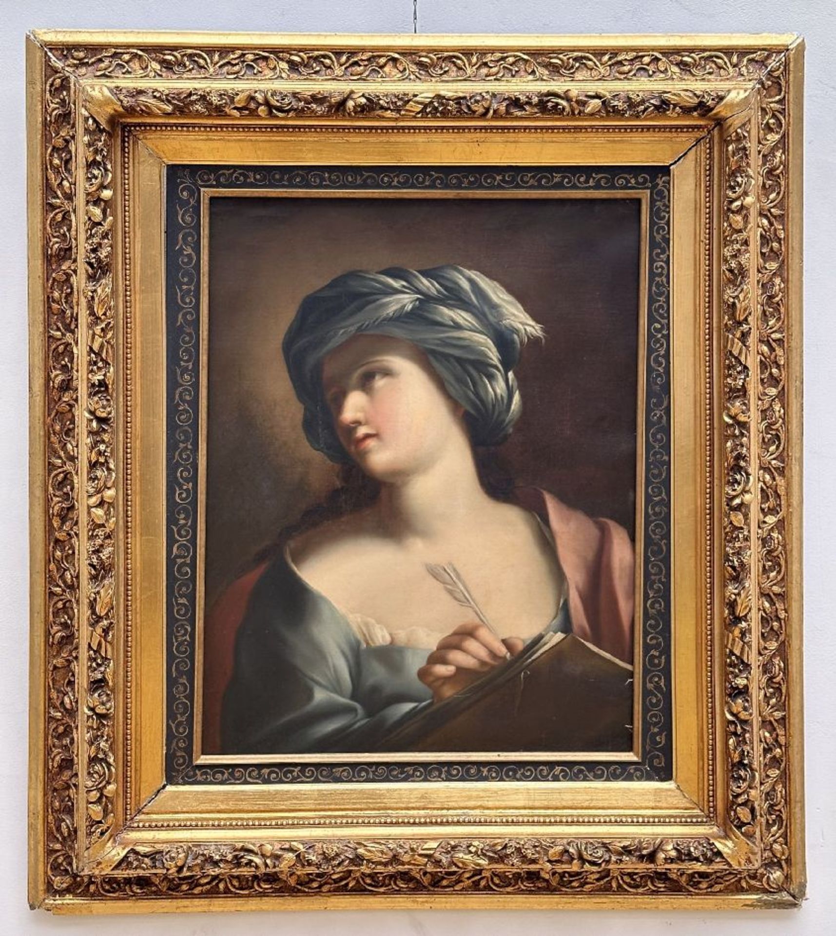 Giovanni Francesco Romanelli (after): painting (o/c) 'Sibyl' (*) - Image 2 of 8